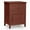 Cherry, variant on Costway Nightstand with Drawer Accent Side End Table Storage Cabinet Cherry