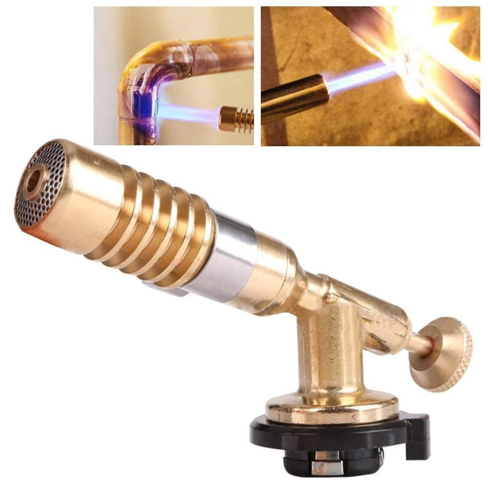 Portable Gas Torch Flame Gun Blowtorch Copper Flame Butane GasBurner