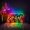 Color Flow Effect (76 modes), variant on Tiger Led Light Box, Dimmable Neon-Like Light Signs USB Power for Wall Decor Bedroom Decoration, Static Light (WxH) 16"x9"