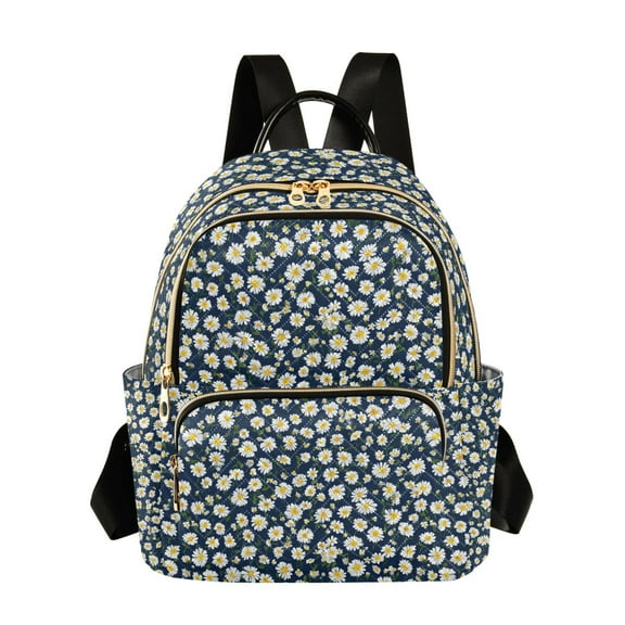 Fashion backpack Small Cute Daisy quilted backpack women travel backpack suitable for travel sports