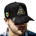 thumbnail image 3 of VAGO Style TRIANGULO DORADO Gorra Artesanal Ng Visera Curva, 3 of 5