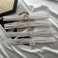 thumbnail image 1 of Versión de la cadena de cintura de perlas para mujer, cinturón de moda para vestido, decoración de diamantes de imitación, cintura elástica con cuentas, accesorio elegante para vestido, 1 of 5