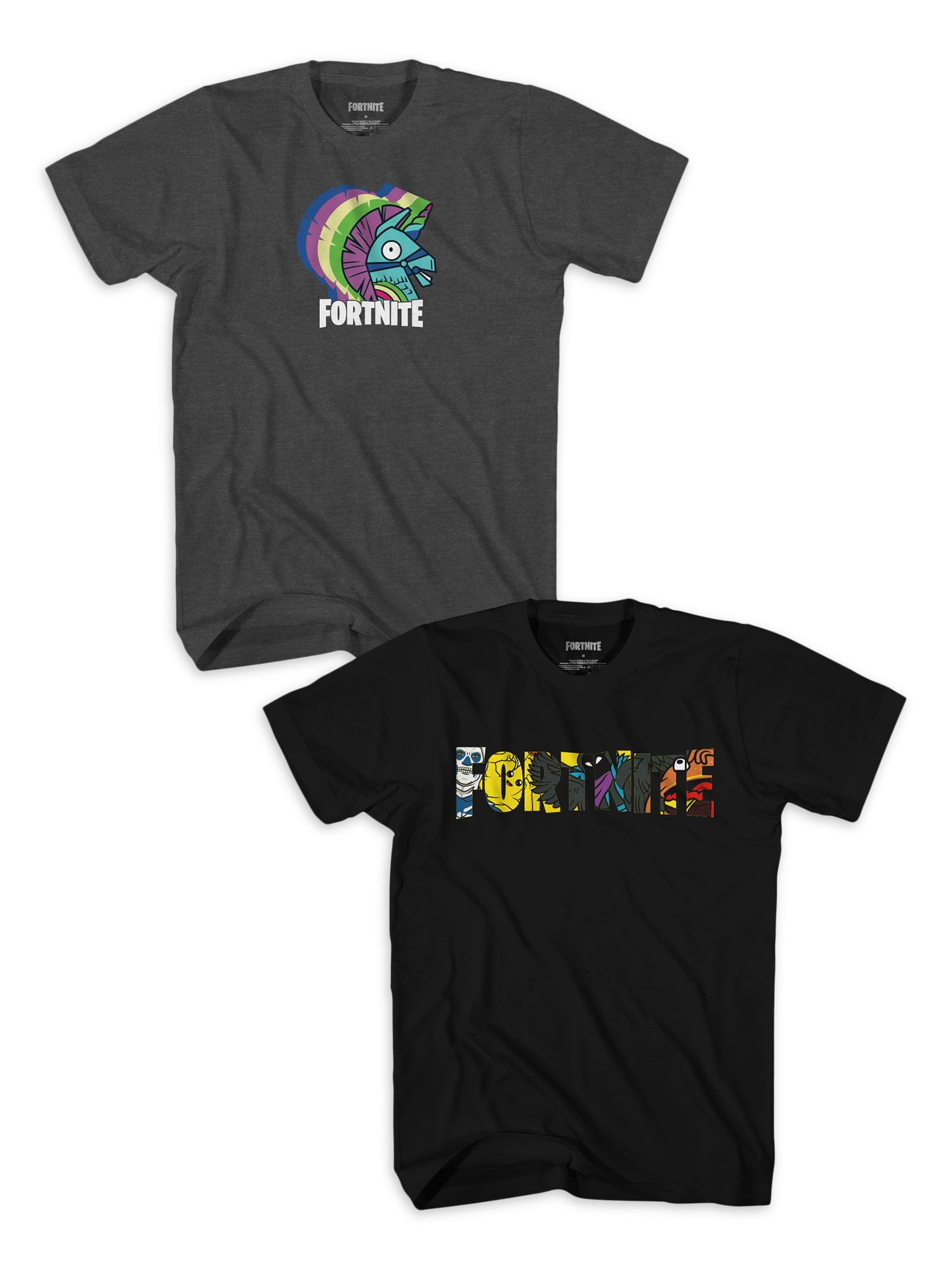 Fortnite Boys Llama Logo Bash Lootdrop Graphic T-Shirts, 2-Pack, Sizes 8-18 Fortnite Boys Llama Logo Bash Lootdrop Graphic T-Shirts, 2-Pack, Sizes 8-18