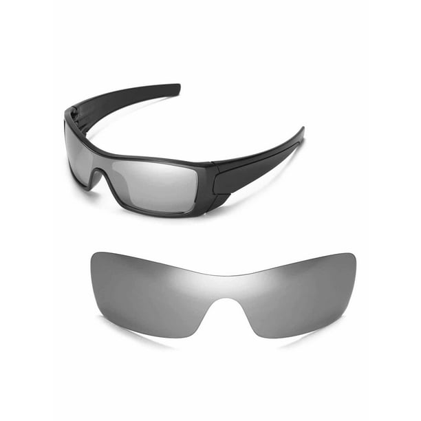 Walleva Titanium Polarized Replacement Lenses for Oakley Batwolf Sunglasses  