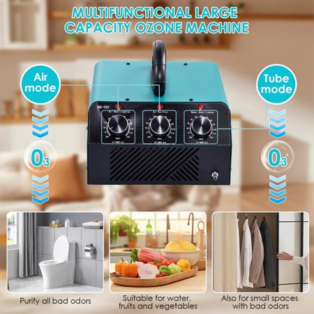 O3 Deodorizer 40 000mg/h Odor Remover Lonizer with Timer High Capacity Odor Eliminator Ozonator for House Factory Mall Basement