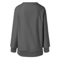 thumbnail image 6 of kamemir Lightweight Sweatshirts for Women Womens Oversized Sweatshirt Crewneck Long Sleeve Tunic Pollover Shirts Side Zipper Hoodie Sweater 2024 Fall Clothes(Grey,XXL), 6 of 6