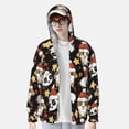 thumbnail image 3 of Pofeuu Cute Dog Panda Print Sun Protection Outdoor Lightweight Full Zip UV Cooling Hoodie Long Sleeve Summer Clothing for Outdoor Hiking-X-Large, 3 of 5