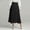 Black, variant on Skirts for Women Elegant High Waist Pleated Midi Skirt for Everyday Casual Work and Wear with Breathable and Handy Pockets Black M