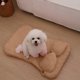 thumbnail image 1 of Colchoneta cálida para mascotas de invierno | Cojín de cama para perros de tela suave | Acogedora almohadilla rectangular liviana | Retención de calor mejorada | Lavable a máquina | Uso de viajes en, 1 of 6