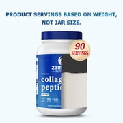Zammex Collagen Peptides Powder, Unflavored Hydrolyzed Collagen Protein, Grass-Fed, Paleo & Keto, Non-GMO, 90 Servings