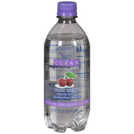 Sam's Choice: Clear American Black Cherry Water, 20 fl oz