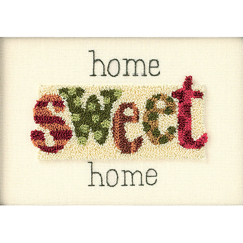 Dimensions 7" x 5" Home Sweet Home Punch Needle Kit, 1 Each