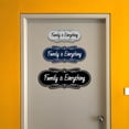 thumbnail image 6 of Signs ByLITA Designer Family is Everything Durable ABS Plastic Laser Engraved Easy Installation Elegant Design Sign (Red) - Medium, 6 of 8