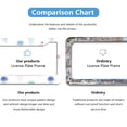 thumbnail image 4 of Cute Jellyfish License Plate Frames Universal Aluminum Tag Holder Cover with 2 Holes Screws for Front Rear Car Plate Decor 12x6 Inch for Women Men, 4 of 6