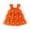 Orange, variant on Toddler Halloween Dress Pumpkin Embroidery Tulle Tiered Twirl Holiday Dresses Cake Smash Photo(Orange,5-6 Years)