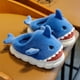 thumbnail image 1 of Pantuflas de algodón para niños y niñas, bonitas pantuflas de tiburón con dibujos animados, para otoño e invierno, para el hogar, para interiores, gruesas, 1 of 5