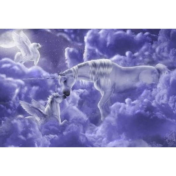 Unicorn #2 Edible Picture Cake Topper