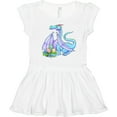 thumbnail image 3 of Inktastic Blue Easter Dragon with Painted Eggs Girls Toddler Dress, 3 of 5
