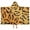 Orange and Black, variant on Light Green and Purple Of Leopard Print Hooded Bath Towel,50"x30" for Ages 3 To 12 Kids, Quick Dry Lightweight Soft Microfiber Hood Beach Towel Cover Up for Kids