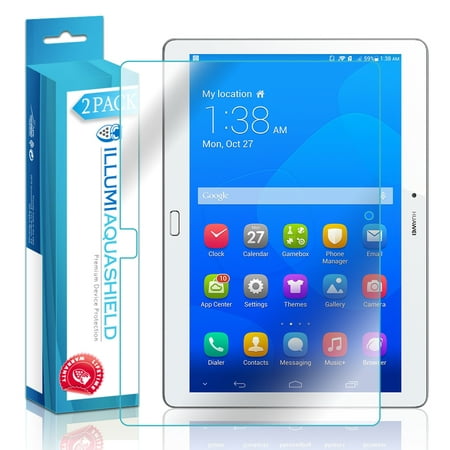 2x iLLumi AquaShield Crystal HD Clear Screen Protector Huawei MediaPad M2 10.0