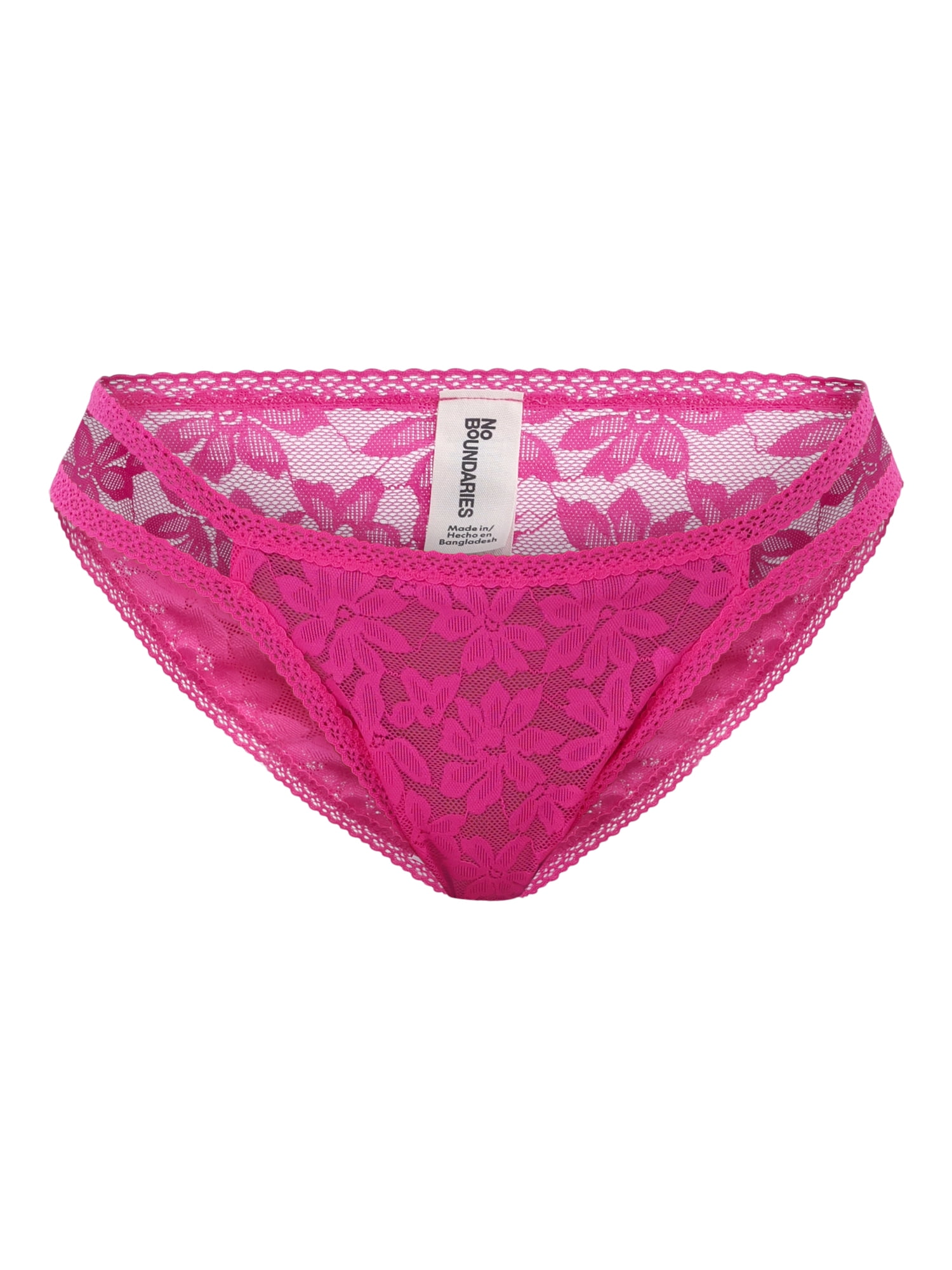 No Boundaries Women's Lace Strappy Cheeky Panty, Sizes XS to XXXL