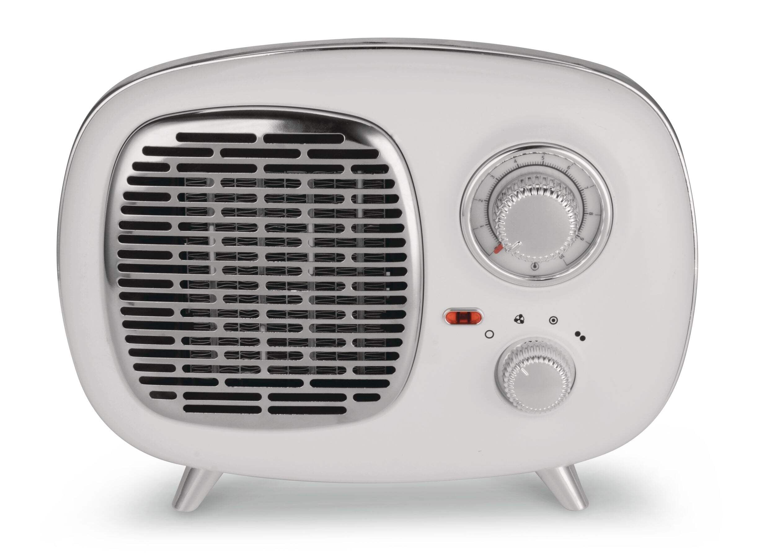 For Living Vintage Desk Portable Space Heater w/2 Settings, 1500W – Certified Refurbished