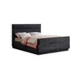thumbnail image 3 of Meridian Furniture Paxton Black Chenille Fabric King Bed, 3 of 8