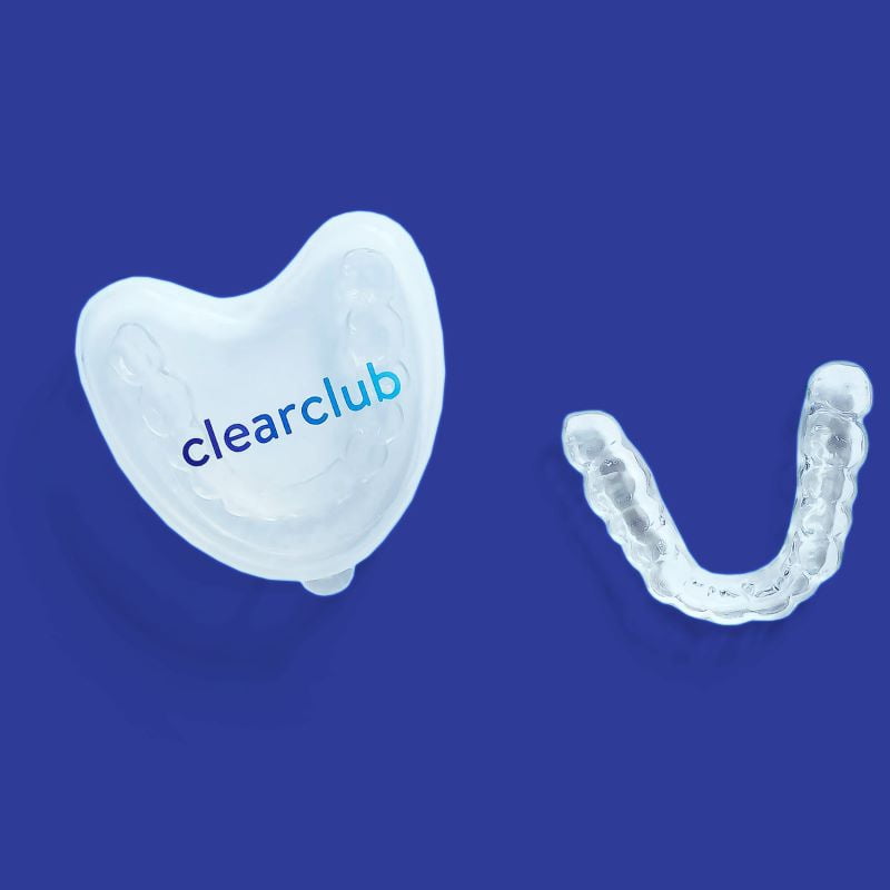 ClearClub | Custom Dental Night Guard for Bruxism, Teeth Grinding & Clenching, Relieve Soreness in Jaw Muscles | 2mm Upper Guard | 1 Guard Kit