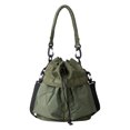 thumbnail image 1 of Bolso tipo cubo para mujer, bolso de viaje sencillo de nailon de Color sólido para mujer (verde), 1 of 9