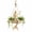Mermaid Dancer, variant on Elven Dancer Hanging Planter, Cute Fairy Wing Flower Pot for Indoor Outdoor Garden, Whimsical Plant Holder for Succulents Trailing Plants, Enchanted Garden Gift