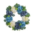 thumbnail image 4 of Guirnalda de Guirnaldas de verano Guirnalda Decoración de pared grande Guirnaldas de flores artificiales azules y blancas Guirnalda de, 4 of 9