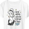 thumbnail image 3 of Disney Princess - Can Do Anything With Shoes - Women's Short Sleeve Graphic T-Shirt, 3 of 5