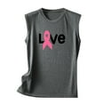 thumbnail image 5 of EQWLJWE Débardeurs Sans Manches pour Femmes Débardeurs d'Été pour Femmes Mode Décontractée Femmes Sans Manches Imprimé Dames Col Rond Chemisiers Hauts T-Shirt, 5 of 5