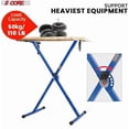 thumbnail image 6 of Keyboard Stand Single X Style Piano Riser Adjustable Holder + Keyboard Stool Thick Padded Piano Bench KS 1X BLU+KBB 02 BLK, 6 of 7