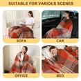 thumbnail image 2 of Lightweight Wool Plaid Blanket – 55" x 83" Ultra-Soft & Warm Alpaca-Style Throw  Blanket– Includes Travel Storage Bag – Perfect for Camping, Home, Office (Checkered Pattern), 2 of 5