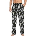 thumbnail image 5 of Top-kevin Mens Pajama Pants Ghosts Halloween Boo Lounge Pajama Bottoms with Pockets, 5 of 13