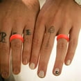 thumbnail image 2 of Silicone Rings For Women & Men – Trendy Unisex Stackable Rubber Wedding Bands Comfortable Breathable Flexible Fashion Jewelry For Active Ready Packaging Middle Finger Necklace Jewelry Ring Rings Set, 2 of 4