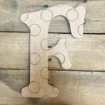 Wooden Letter Times, Unfinished 8'' Tall Alphabet A, Blank Wall Craft