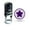 Violet Ink, variant on STAR Round Self Inking Rubber Stamp Custom Shiny 20 mm Mini Stamps Personalized Teachers Stamps