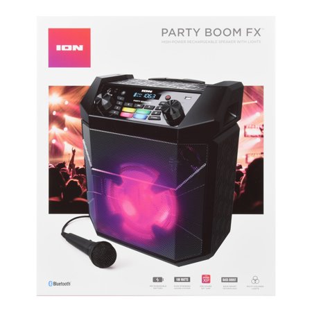 Ion Audio Party Boom FX High-Power Bluetooth-enabled Rechargeable Spea