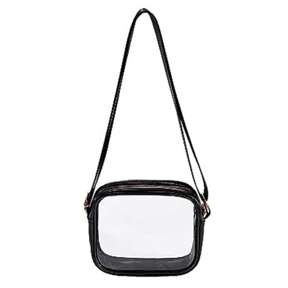 Necvior Women Fashionable Messenger Bag Small Phone Wallet Crossbody Bag Ladies Clear Travel Shoulder Bag Card Holder Wallet