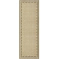 thumbnail image 4 of Scalloped Runner Rug 2'x6' for Hallway & Bathroom - Non Slip, Machine Washable Soft Carpet - Kitchen, Bedroom, Nursery Floor Mat (Beige), 4 of 7