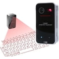 thumbnail image 1 of Mini Virtual Keyboard Portable Wireless Bluetooth Mouse and Keyboard 2 in 1 for Phones/Smartphone/Tablet PC/Computer, Christmas Gift, 1 of 5