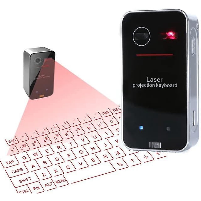 Mini Virtual Keyboard Portable Wireless Bluetooth Mouse and Keyboard 2 in 1 for Phones/Smartphone/Tablet PC/Computer, Christmas Gift