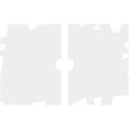 thumbnail image 4 of 40"W x 26 5/8"H x 4"ID x 14 1/4"C x 1"P Novo Architectural Grade PVC Contemporary Ceiling Medallion, Two Piece, 4 of 11