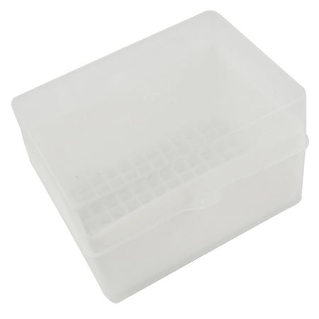 Unique Bargains Laboratory Plastic 96 Positions 200uL Centrifuge Tube Stand Holder Box