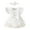 White, variant on Gubotare Birthday Dress for Girls Baby Girls Daisy Romper Bowknot Bodysuit+Headband Short Sleeve Playsuits Floral Jumpsuit Summer Clothes 0 3 6 9 12 18 24 Months (White,Size 1-3 Months)