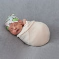 thumbnail image 5 of Zufioo Frog Wear Chef Hat Baby Beanie Hats Soft Knotted Caps for Infant Baby Girls Boys Caps 0-6 Months, 5 of 5