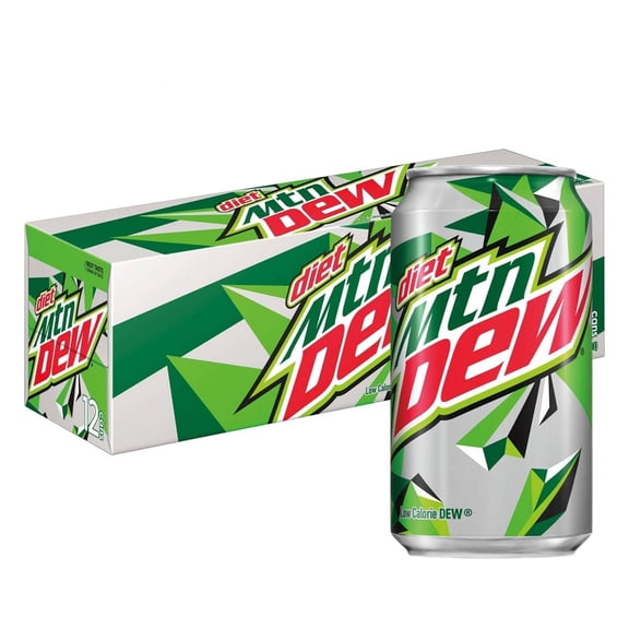 2X - Diet Mountain Dew Citrus Soda - 12pk/12 fl oz Cans