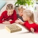 thumbnail image 3 of Wooden Tic-Tac-Toe Board Game Funny Interactive Tabletop Game Toy Birthday Christmas Gift, 3 of 5
